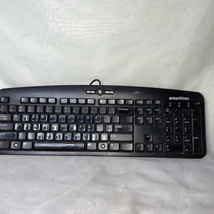 emachine keyboard black with usb cord model kb-0705 - Picture 1 of 5