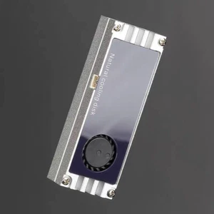 OLED Temperatur Display Kühlkörper Kühler Lüfter Für M.2-2280/2210 SSD Solid - Afbeelding 1 van 10
