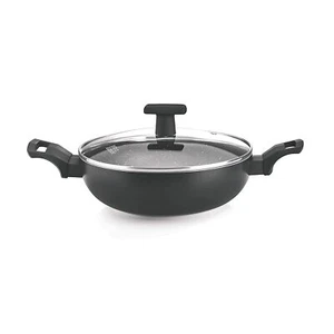 Milton Pro Cook Granito Inducción Kadhai con Tapa, 26 cm, 3,4 Ltr - Envío Gratuito - Imagen 1 de 5