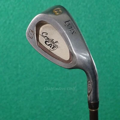 Lady Lynx Crystal Cat Ti Single 8 Iron Factory Dual Flare Graphite Ladies Stiff - Изображение 1 из 3