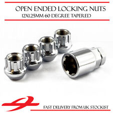 Open Ended Locking Wheel Nuts 12x1.25 Bolts for Nissan NV200 09-16