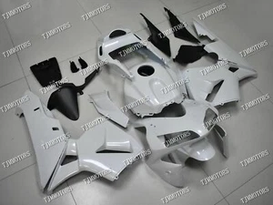 Fit for 2003-2004 CBR600RR Pearl White ABS Injection Mold Bodywork Fairing Kit - Picture 1 of 9