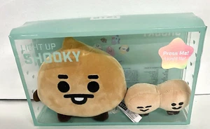 Peluche tembloroso BTS Line of Friends iluminado (mejillas) se envía desde EE. UU. - Imagen 1 de 5