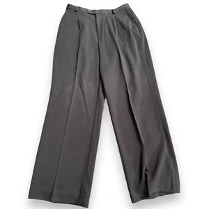 Pantology Petite Negro Plisado Vestido Pantalones Oficina Talla 10P Hecho en EE. UU. - Imagen 1 de 12