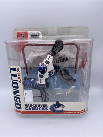 NHL Roberto Luongo ~Vancouver Canucks~ White -McFarlane Action Figure Cover