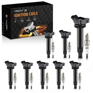 8 pcs Ignition Coils + 8 pcs Spark Plugs For Lexus GS430 Toyota 4Runner UF230 - Picture 1 of 12