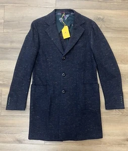 Etro Milano Full Length Jacket | NWT | Size 52 | Navy - Picture 1 of 8