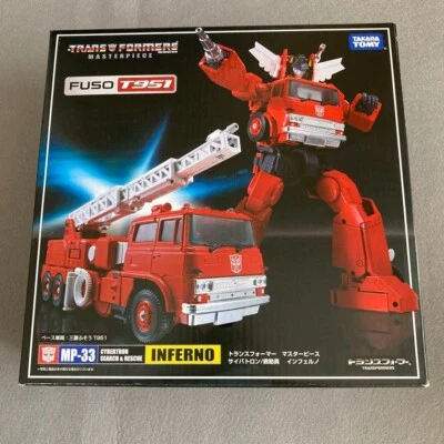 MP33 Inferno MP14 Alert Transformers Masterpiece Vintage 2set - Image 1 of 4