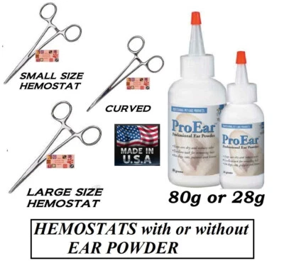 TOP PERFORMANCE ProEar PRO EAR POWDER Pet Grooming DOG Hair*Controls Odor,Dries