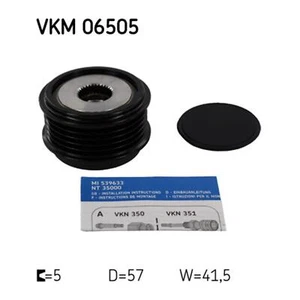 Alternator Freewheel Clutch Pulley SKF for i30 Ceed Venga Pro Cee'D ix20 Rio i20 - Picture 1 of 6