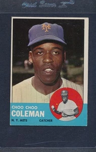 1963 Topps #027 Choo Choo Coleman Mets EX *1034 - Bild 1 von 1