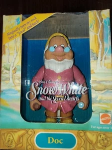 Vintage 1992 Mattel Walt Disney's Snow White and the Seven Dwarfs 7” Doc Figure - Picture 1 of 6