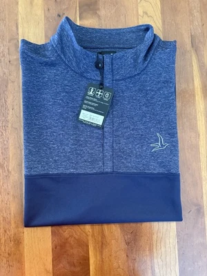 Chaleco FootJoy Hombre 1/2 Cremallera Brezo Yugo Azul Marino XXL con Logo Nuevo con Etiquetas CG-294 Foto 1 de 2