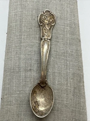 富兰克林铸币厂纯银州花盐勺-路易斯安那 — 第 1/4 张图片