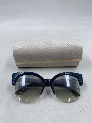 Gafas de sol Jimmy Choo azul brillo degradado ojo de gato para mujer Foto 1 de 4