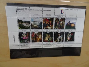 Liechtenstein Kollektionsbogen 3 I-X postfrisch (12183) - Bild 1 von 1
