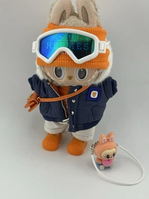 Labubu Clothes Abrigo Naranja Hinchado Invierno 🧡 Conjunto (Sin Muñeca) Foto 1 de 3