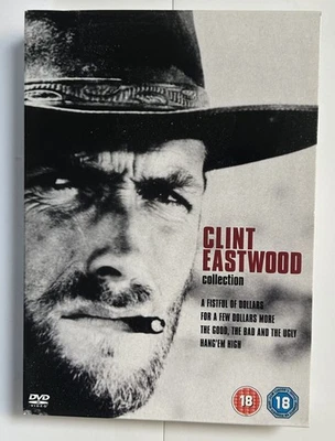 Clint Eastwood Collection 4 Western Boxset Lee Van Cleef Eli Wallach Cert 18 New - Image 1 of 4