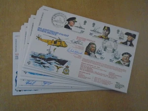 10 x 1981 / 1982 RFDC Royal Air Force flown commemorative first day covers. - Picture 1 of 7