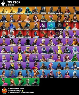 🎮OG 52 Pack • Gold Midas, Tony Stark, Predator, Agent Peely, Leviathan Axe - Image 1 of 4