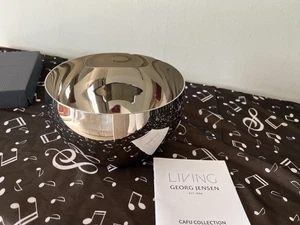 New Georg Jensen 'Cafu' stainless steel bowl . 112mm high 170mm diameter. - Picture 1 of 9
