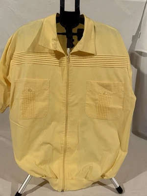 Винтажная рубашка на молнии John Blair со плиссированным карманом размер XLT - Изображение 1 из 4