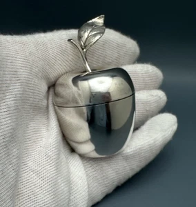 TIFFANY & CO STERLING SILVER APPLE BOX 25008, 25.4 GRAMS H465 - Picture 1 of 14