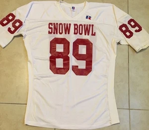 Vtg 80s Flagstaff Snow Bowl Faded Football Jersey 3XL Ski Snowboard Arizona 90s - Picture 1 of 12