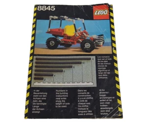 Vintage Lego Technic 8845 Dune Buggy Assembly Instruction Manual Booklet 1981 - Picture 1 of 4