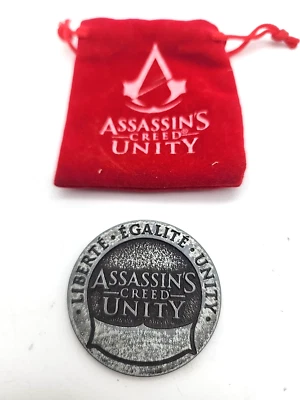 Assassin's Creed Unity Coin with Velvet Pouch Loot Crate Nov. 2014 EXCLUSIVE - Image 1 of 4