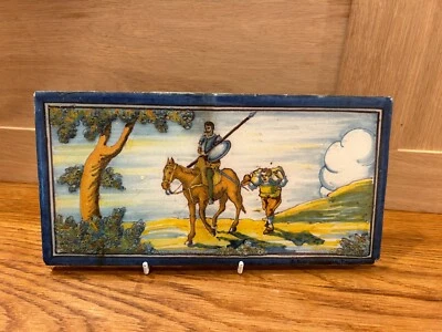 Ruiz De Luna Talavera antike Fliese Don Quijote - Bild 1 von 4