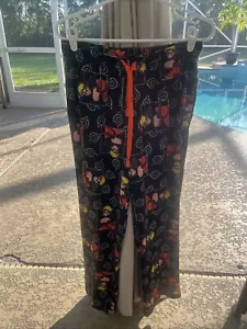 Naruto schwarz Pyjama Schlafhose Herren Medium Anime Shippuden Collection EUC - Bild 1 von 7