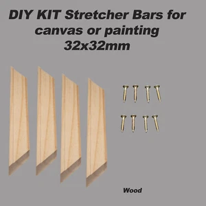 Painting or Canvas stretcher bars, DIY KIT, Canvas Frames for Oil Paintings Art - Picture 1 of 2