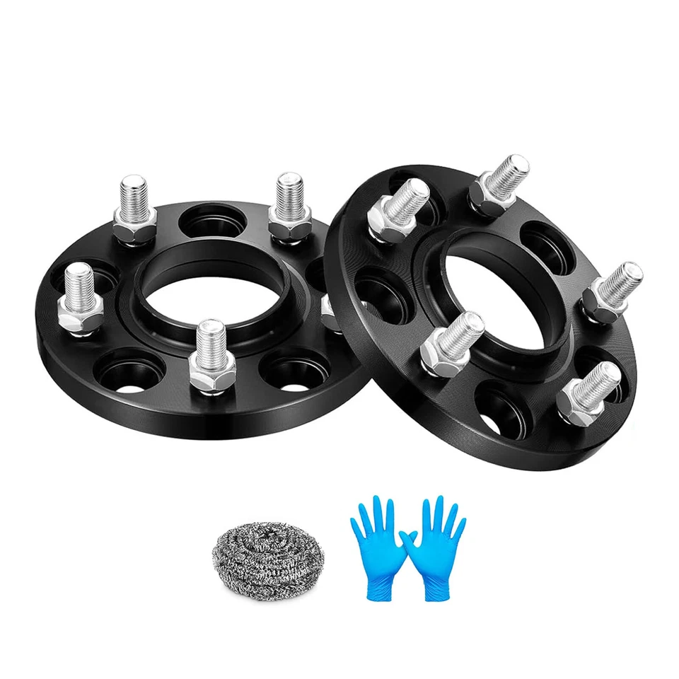 2x 15mm 5x4.5 HubCentric Wheel Spacers For 2009-2013 Nissan GT-R - Image 1 of 4