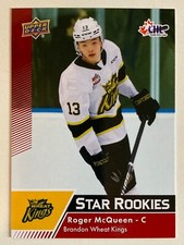 2022-23 Upper Deck CHL Star Rookies Red Roger McQueen #395