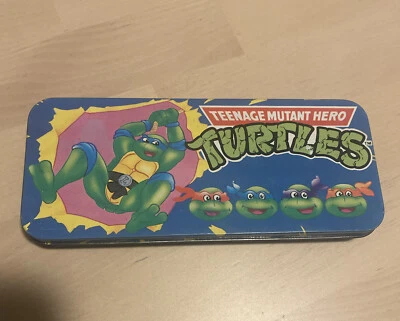 Teenage Mutant Hero Turtles Ninja Dose - Bleistiftetui 1989 - Bild 1 von 4