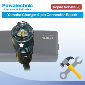 Charger Connector Head REPAIR Service: 4 pin Yamaha Battery Haibike Sduro e-bike - Picture 1 of 3