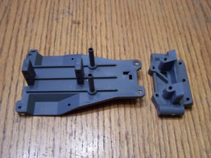 Passend für Traxxas 2wd Rustler BL-2s oberes Chassis & Schott grau XL-5 VXL Bandit - Bild 1 von 2