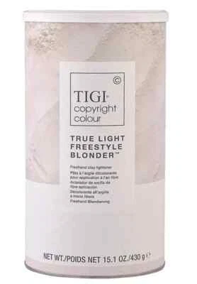 TIGI COPYRIGHT COLOUR true light freestyle blonder clay lightener 430g