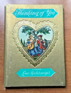 1968 Vintage Book Thinking of You A Poem Louis Untermeyer A Golden Thought Book - Picture 1 of 6