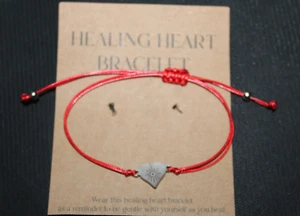 Handgefertigtes heilendes Herz Armband Sei sanft zu dir selbst! - Bild 1 von 3
