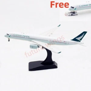 1:400 Aviation400 Cathay Pacific A350-900 B-LRS AircraftModel Free Tractor+Stand - Picture 1 of 13