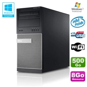 PC Tour Dell Optiplex 790 Intel G630 2,7Ghz 8Go Disque 500Go DVD WIFI Win 7 - Photo 1/1