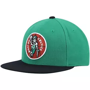 Men's Mitchell & Ness Kelly Green/Black Boston Celtics Hardwood Classics Team - Picture 1 of 5