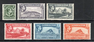 Gibraltar 1938-51 values to 5d between SG 121 and 125c MLH/MH - Picture 1 of 1