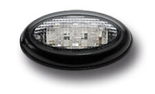 Clignotants Ermax Mini Ovale N°7 à  LED pr moto universel  coller ( bord Noir )