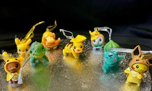 Pokemon Set Christmas Tree Hanging Decorations Bauble Movie Game TV Retro - Picture 1 of 9