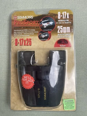 New Simmons ProSport Zoom Binoculars 8-17x25 25mm - Image 1 of 4