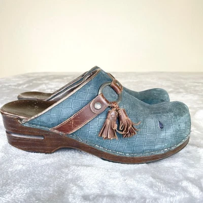 Zuecos Y2K Años 90 Vintage Dansko Mujer Talla 41 Gruesos Gamuza Caprichoso Boho Grunge  Foto 1 de 4