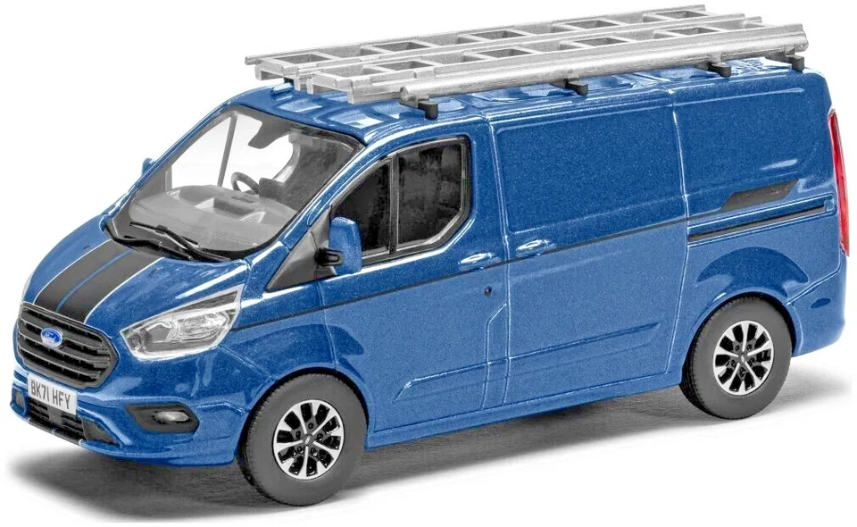Corgi VA15104 Ford Transit Custom Van 310 Sport Blue Ltd Edition of ONLY 750 NEW - Image 1 of 1